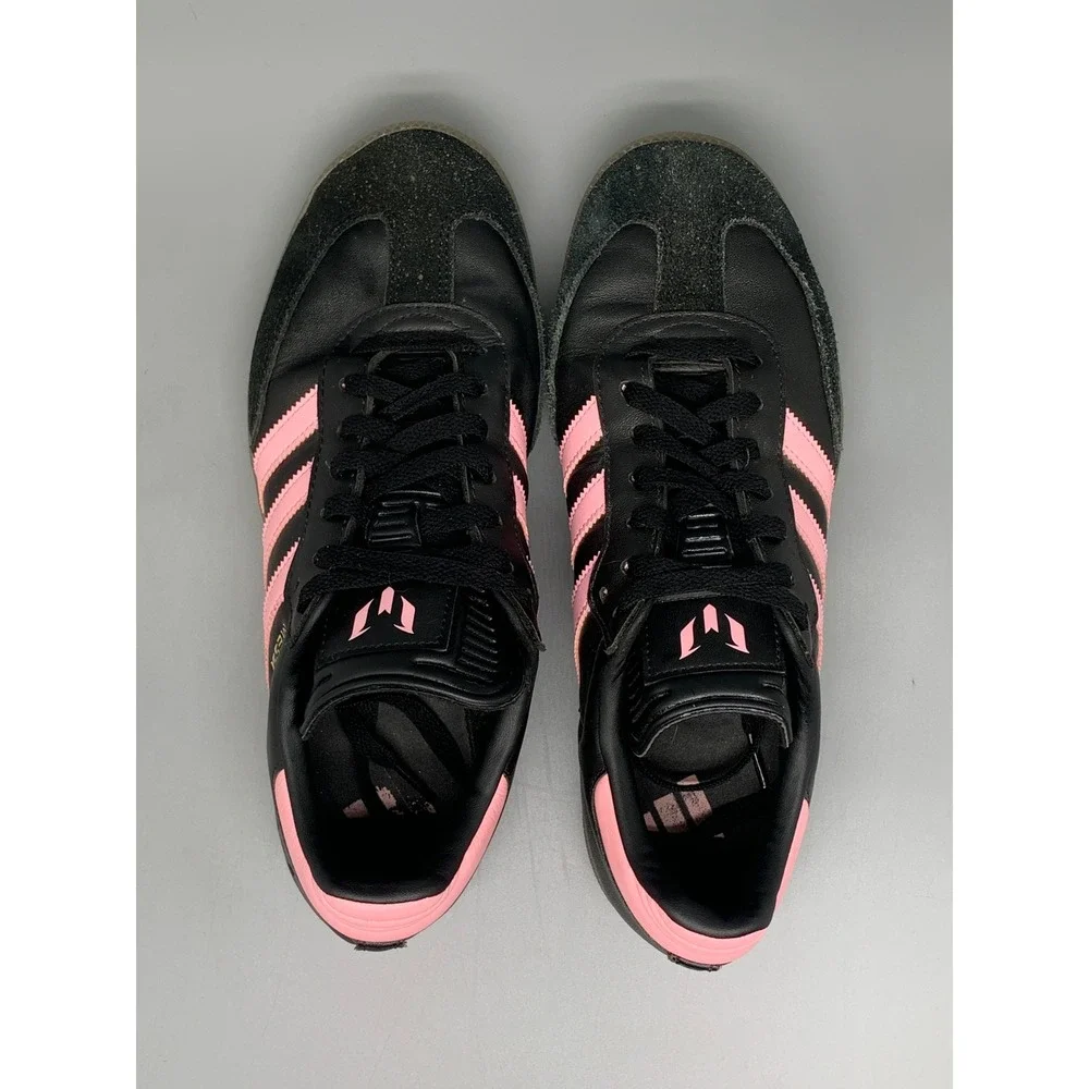 Adidas Samba Messi Inter Miami Black Pink Soccer‎ Shoes IH8158 Men's Sz 9